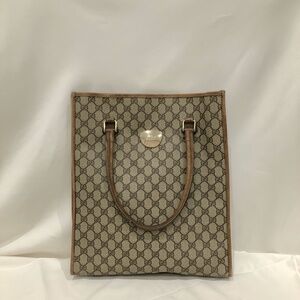 Gucci Beige and Brown vintage Tote Bag